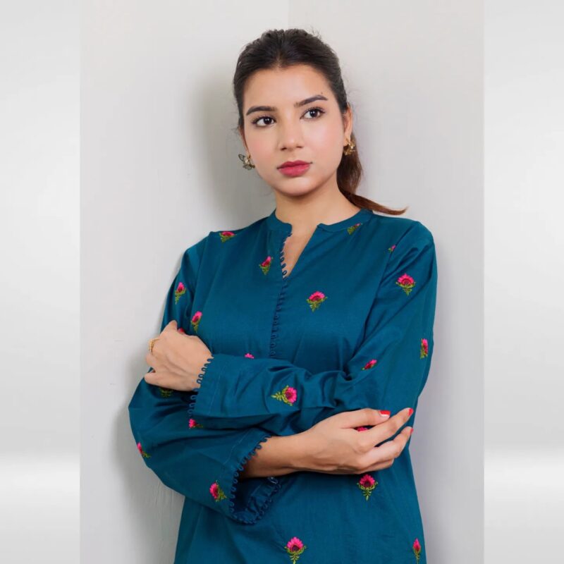 Embroidered Suit 2PC - EM49 - Image 2
