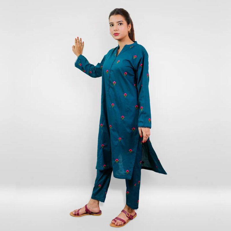 Embroidered Suit 2PC - EM49 - Image 4