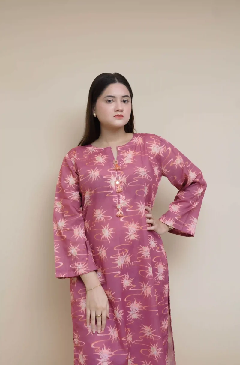 Printed Dress 2PC - PR2PCPI01 - Image 3
