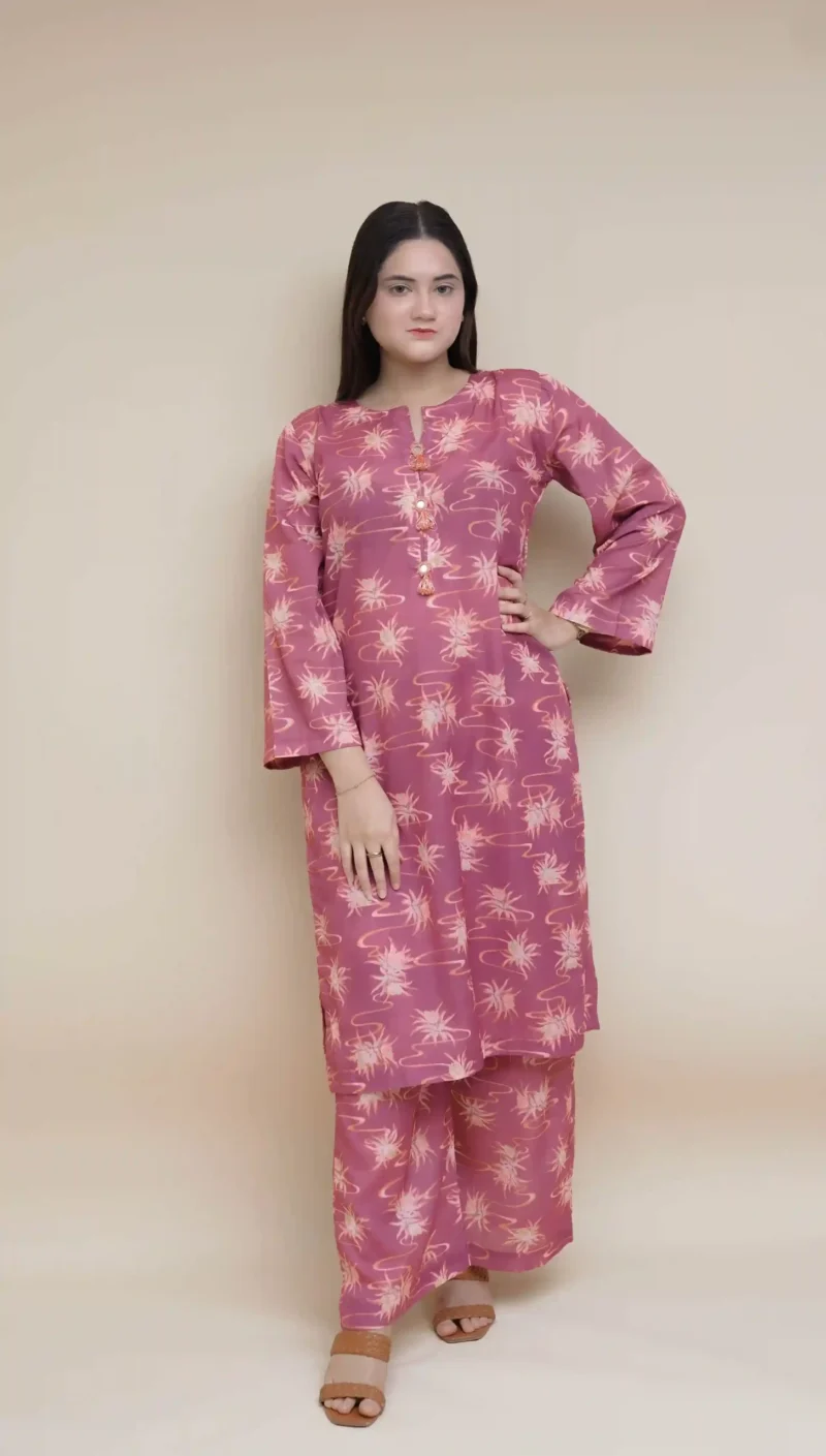 Printed Dress 2PC - PR2PCPI01 - Image 2