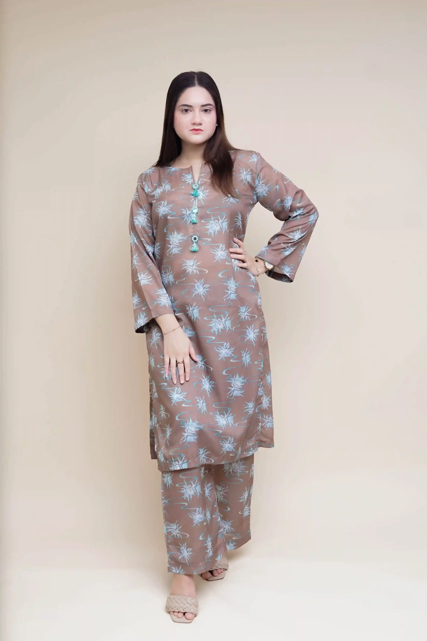 Printed Dress 2PC – PR2PCOL01