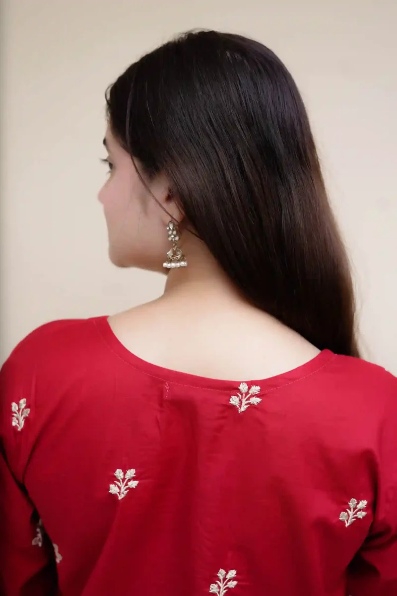 Embroidered 2PC - EM2PCRD01 - Image 7