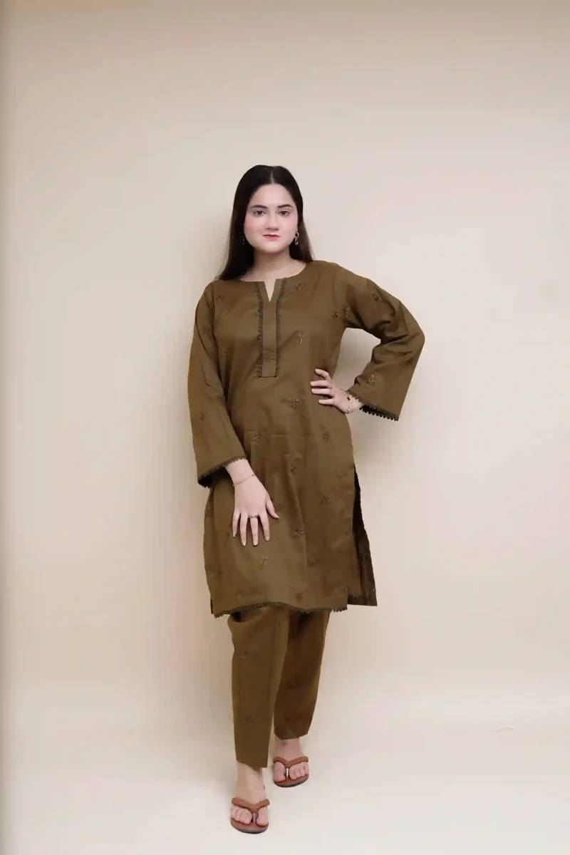 Embroidered 2PC - EM2PCBR01 - Image 2