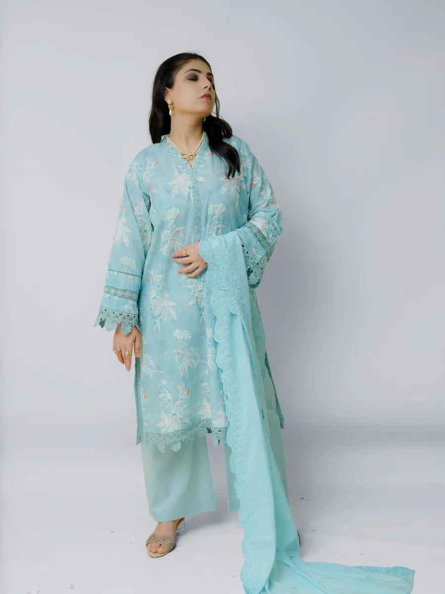 Luxury Pret 3 Piece Suit – EM3PCECBL01