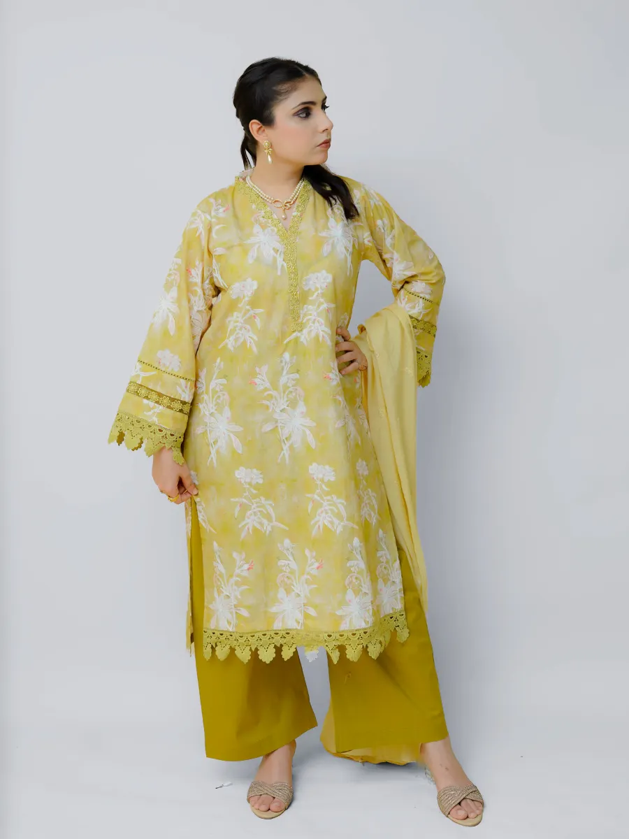 Luxury Pret 3 Piece Suit – EM3PCECYE01