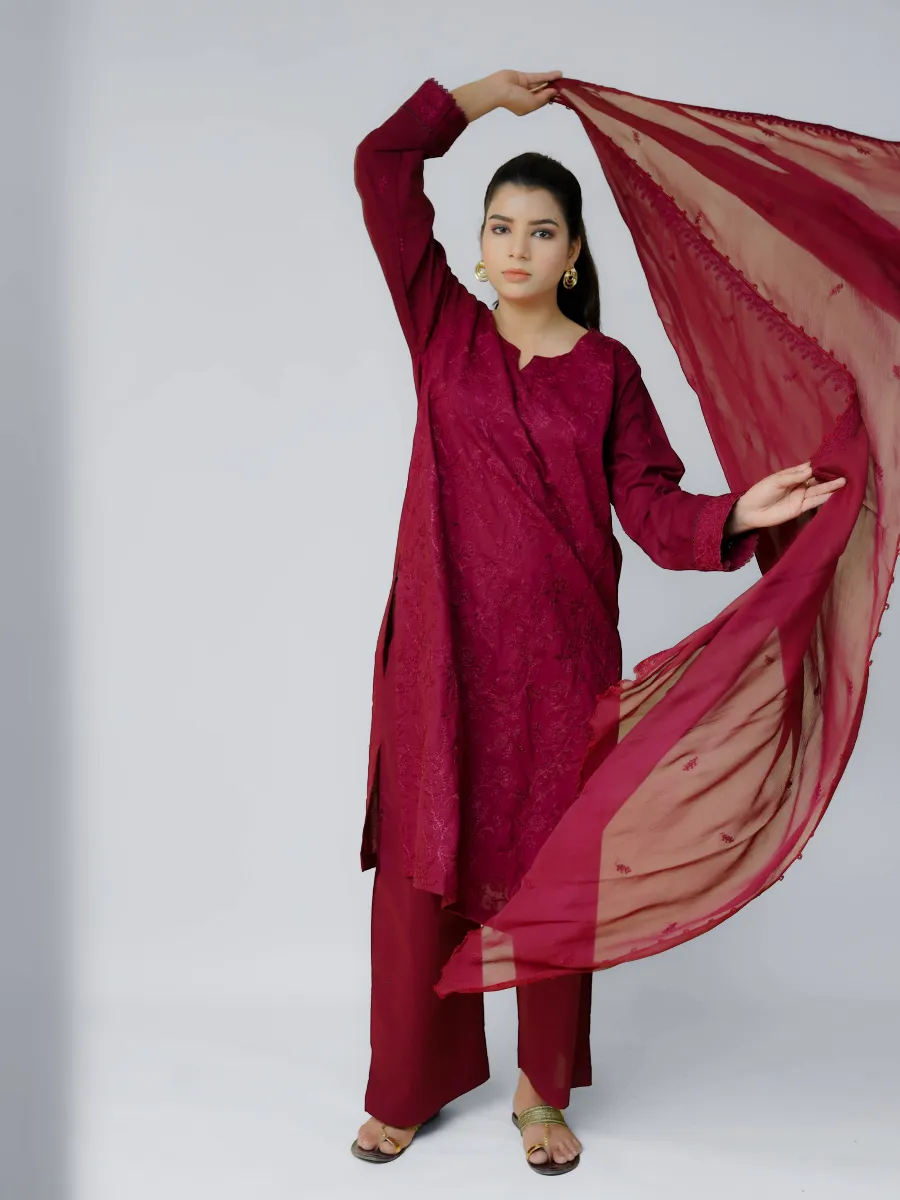 Luxury Pret 3 Piece Suit – EM3PC5CMR01