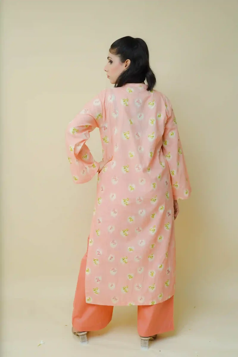 Embroidered 3 Piece Suit - EM3PCPE01 - Image 3