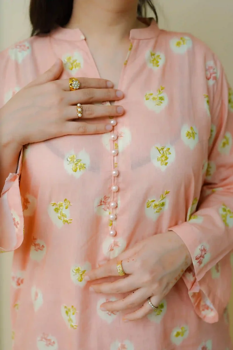 Embroidered 3 Piece Suit - EM3PCPE01 - Image 2