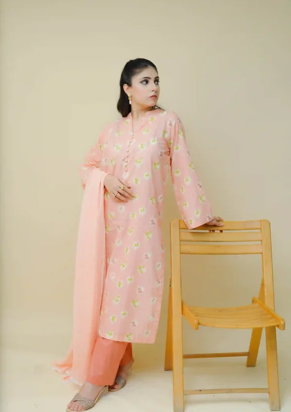Embroidered 3 Piece Suit – EM3PCPE01