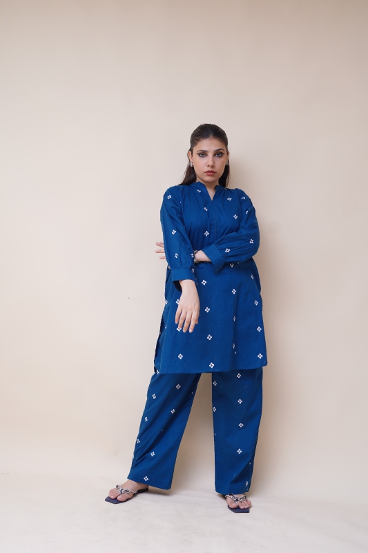 Embroidered 2pc dress – 23968