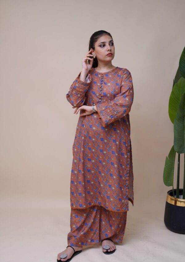 2pc Printed Dress – 24912