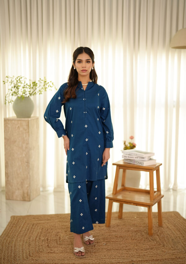 Embroidered 2pc dress – 23968