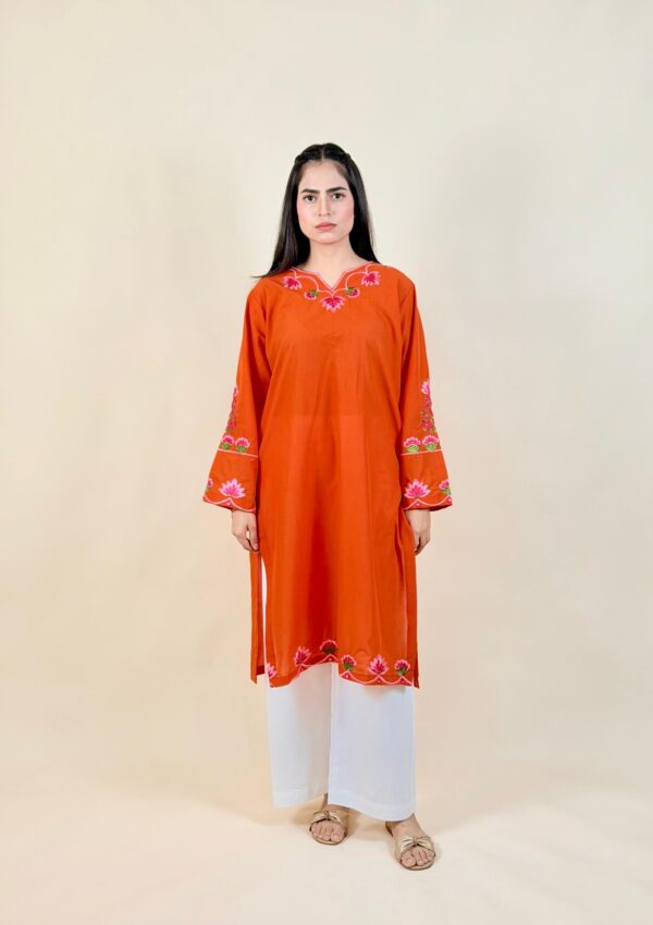 Embroidered 2pc dress – 2498