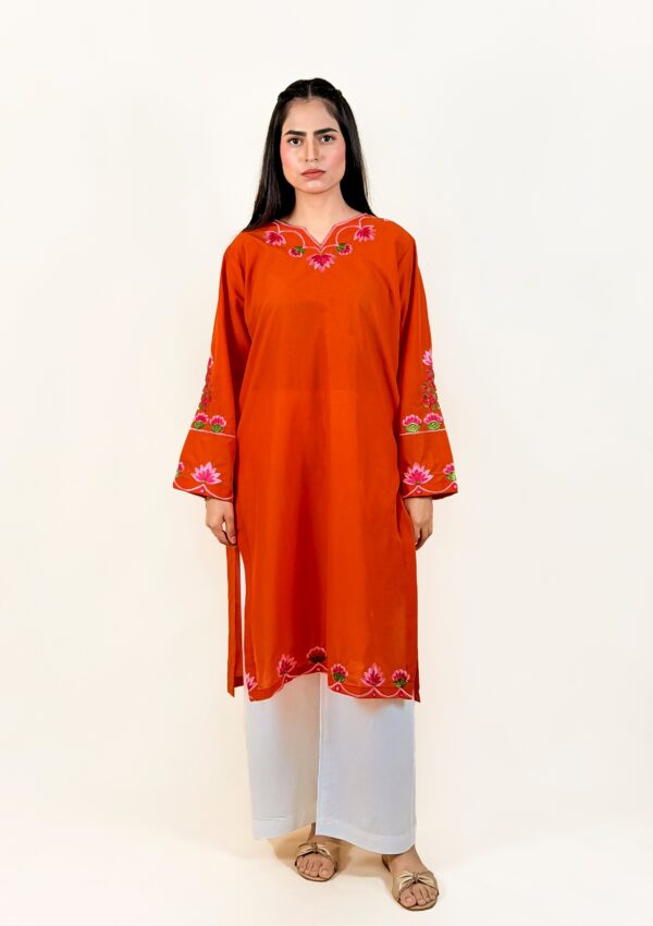 Embroidered 2pc dress – 2498