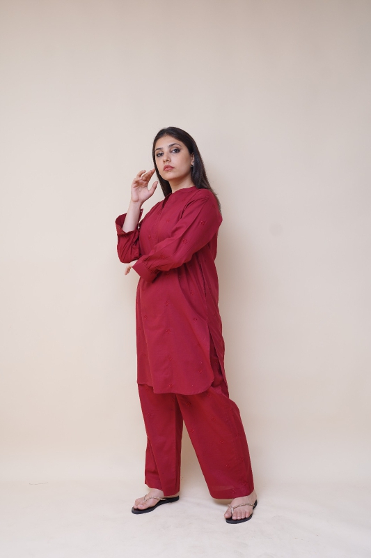 Embroidered 2pc dress – 239681
