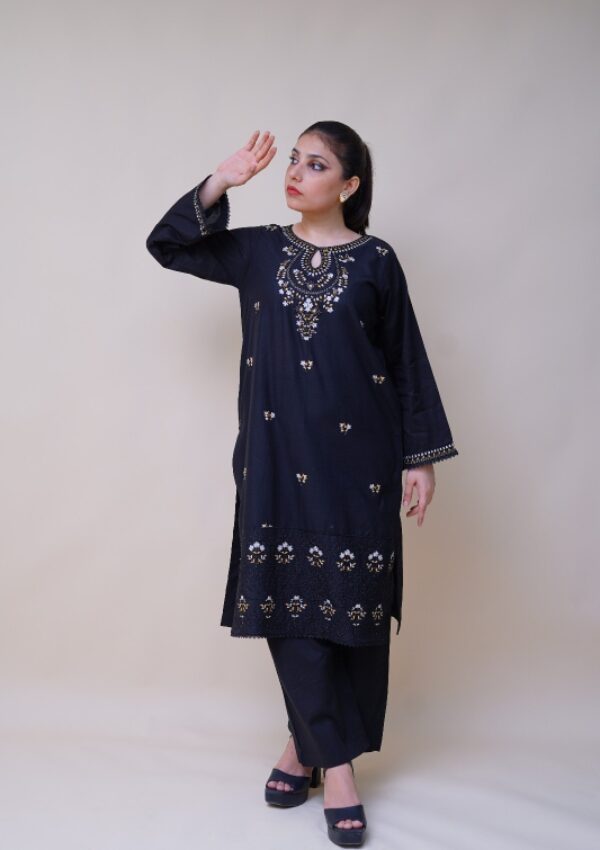 Embroidered 2pc dress – 24981