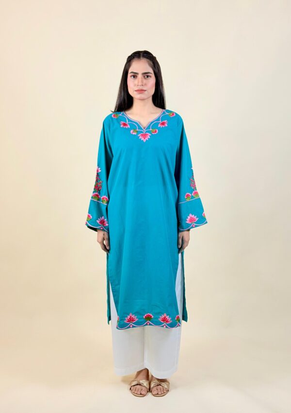 Embroidered 2pc dress – 2501