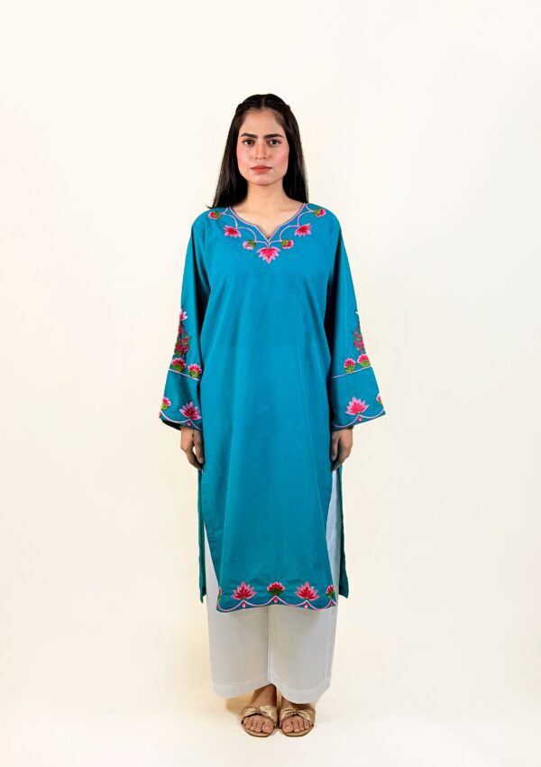 Embroidered 2pc dress – 2501