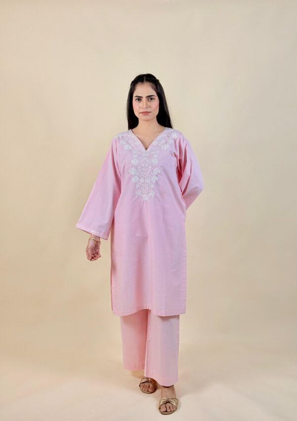 Embroidered 2pc dress – 2510