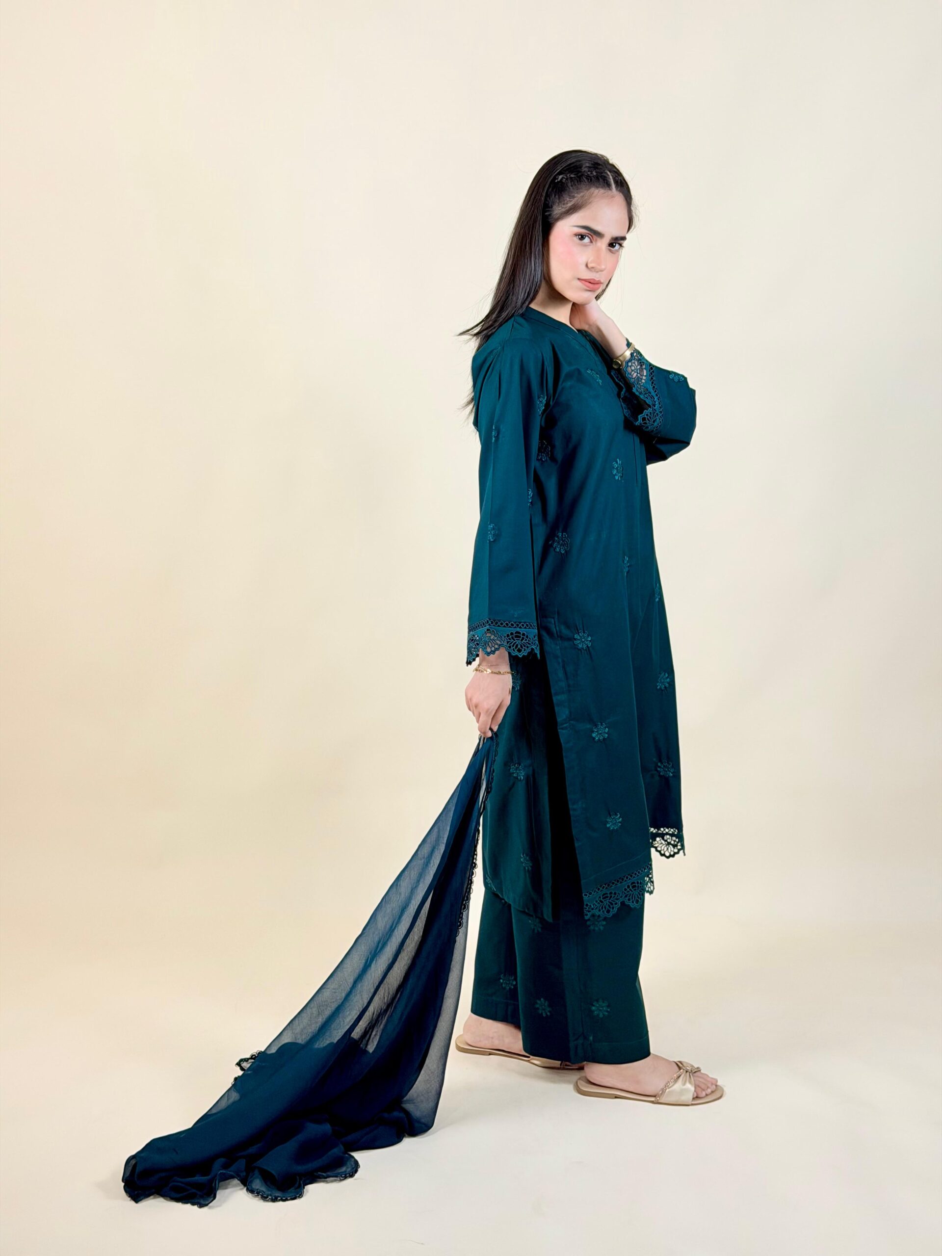 3pc Luxury Pret - A21446 - Image 6