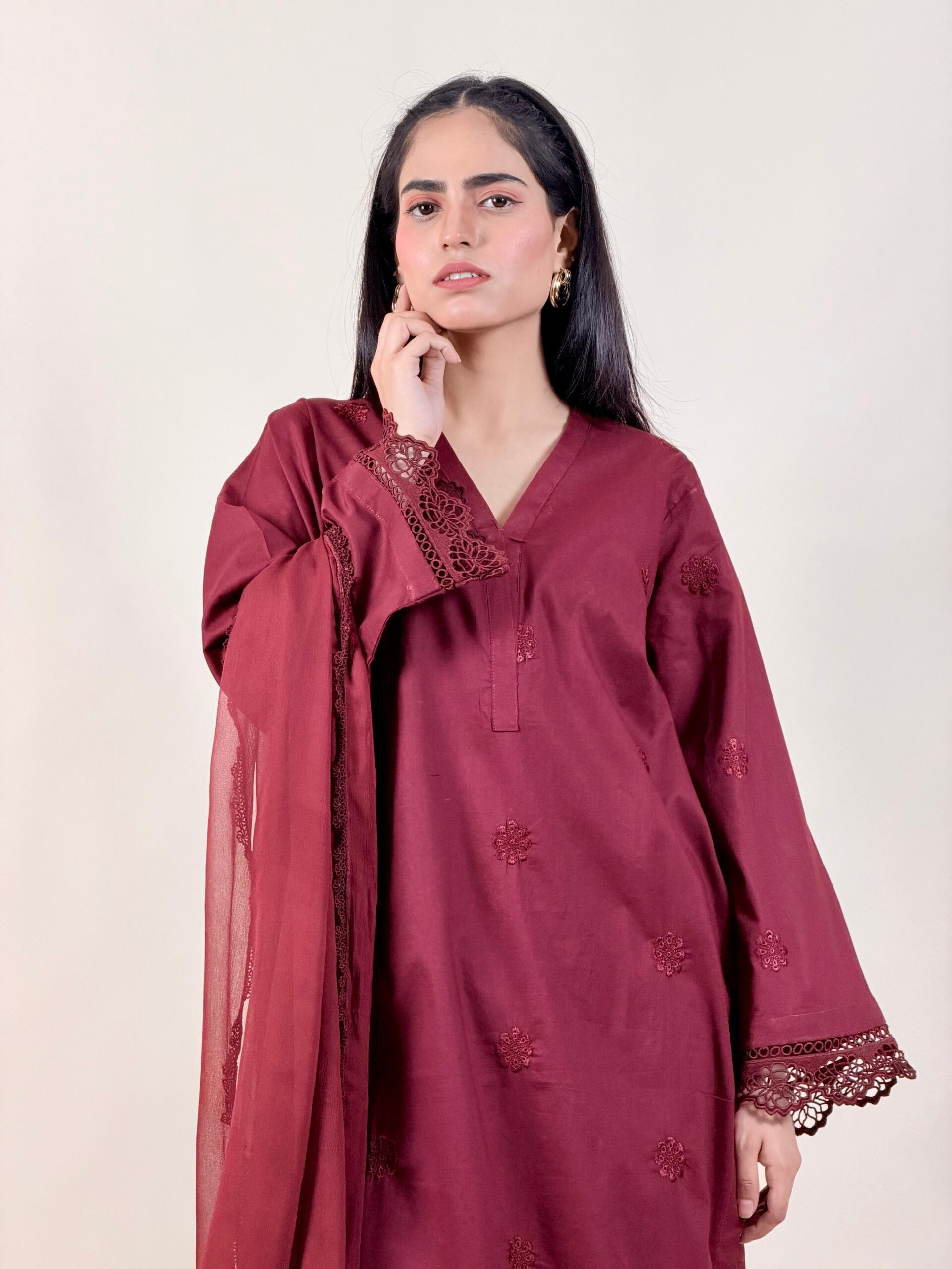 3pc Luxury Pret - A21450 - Image 2