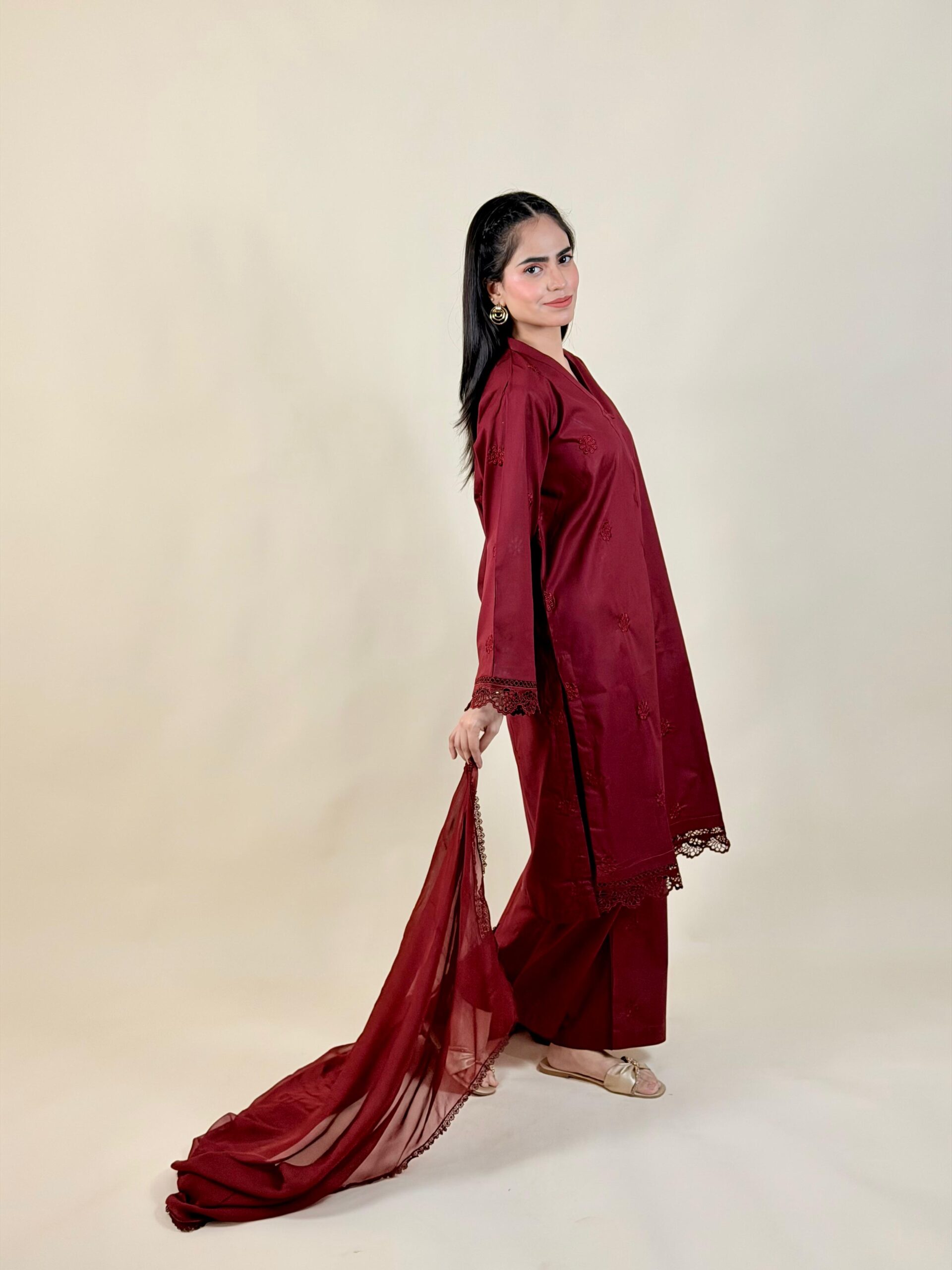 3pc Luxury Pret - A21450 - Image 5