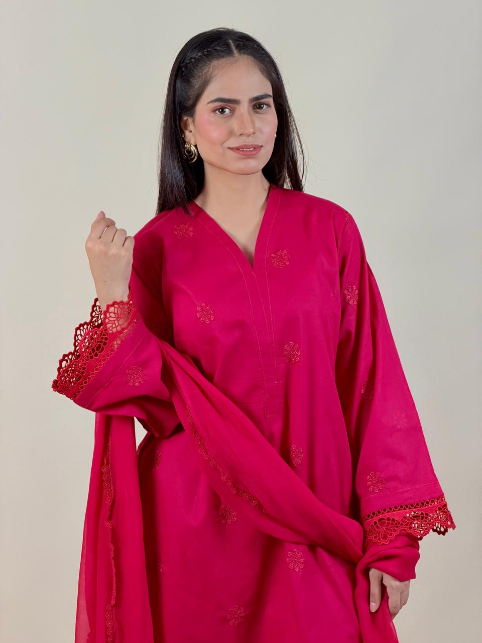 3pc Luxury Pret - A21452 - Image 2