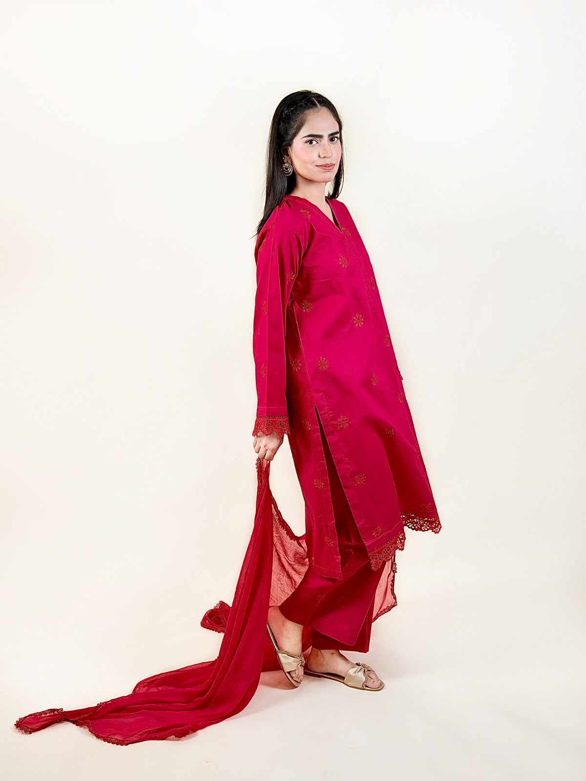 3pc Luxury Pret - A21452 - Image 4