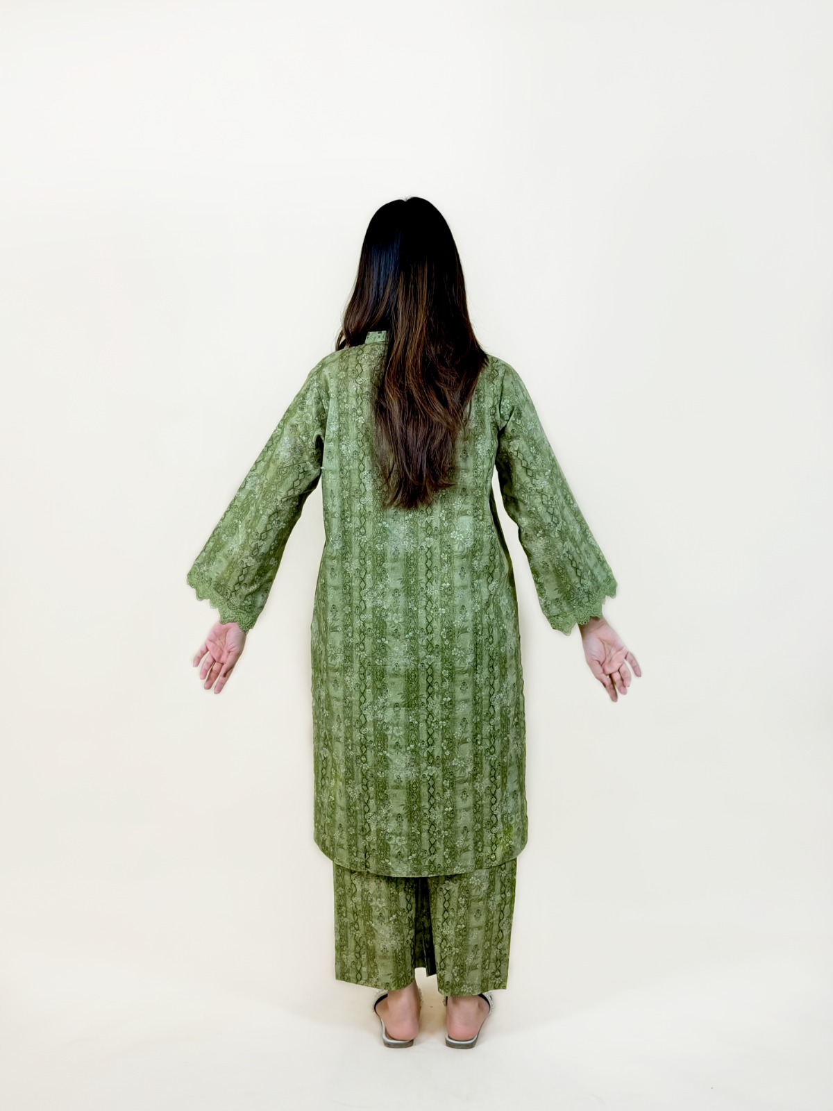 2pc Printed Suit - 239653 - Image 5