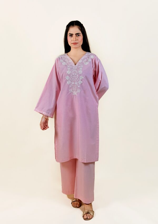 Embroidered 2pc dress – 2510