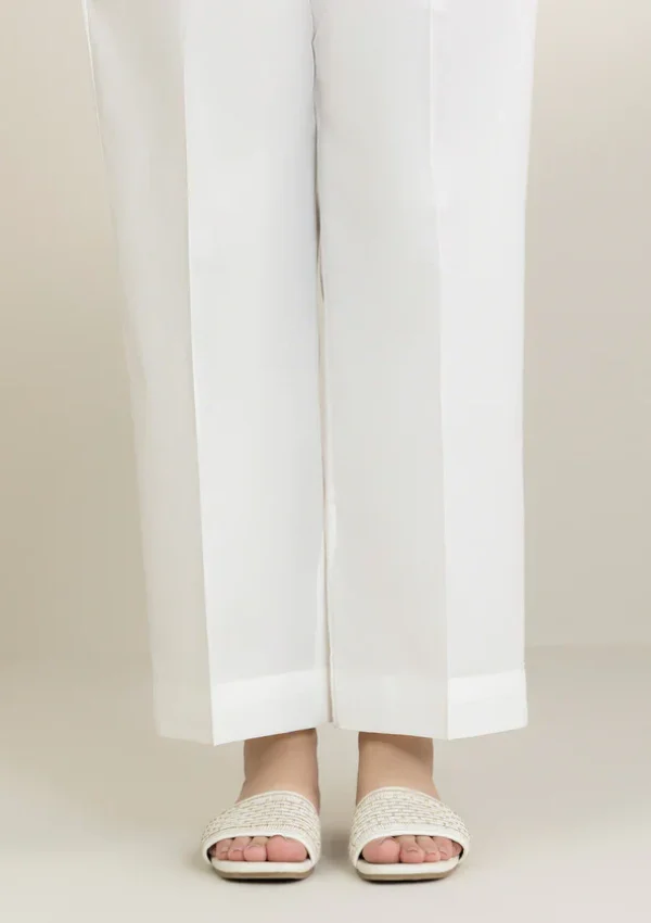 Plain Off White Plazo