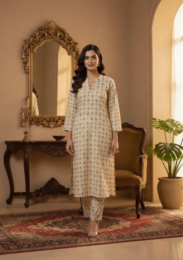 2pc Printed Suit – 65222