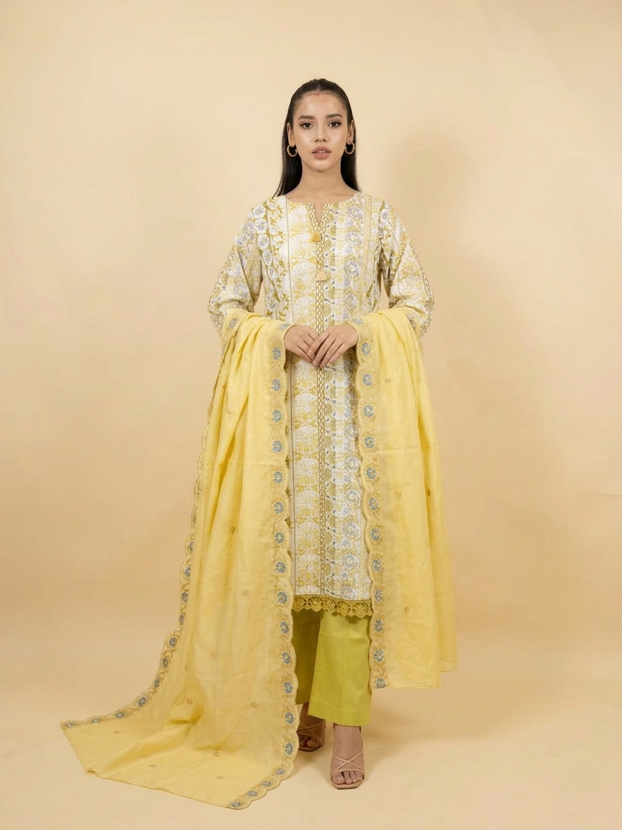 Luxury Pret 3pc dress - A9034
