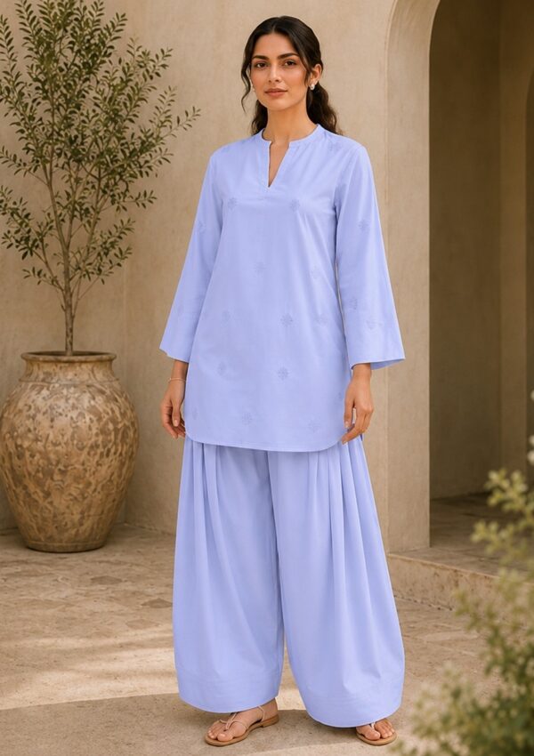 2pc Embroidered Co-Ord Set – 1016