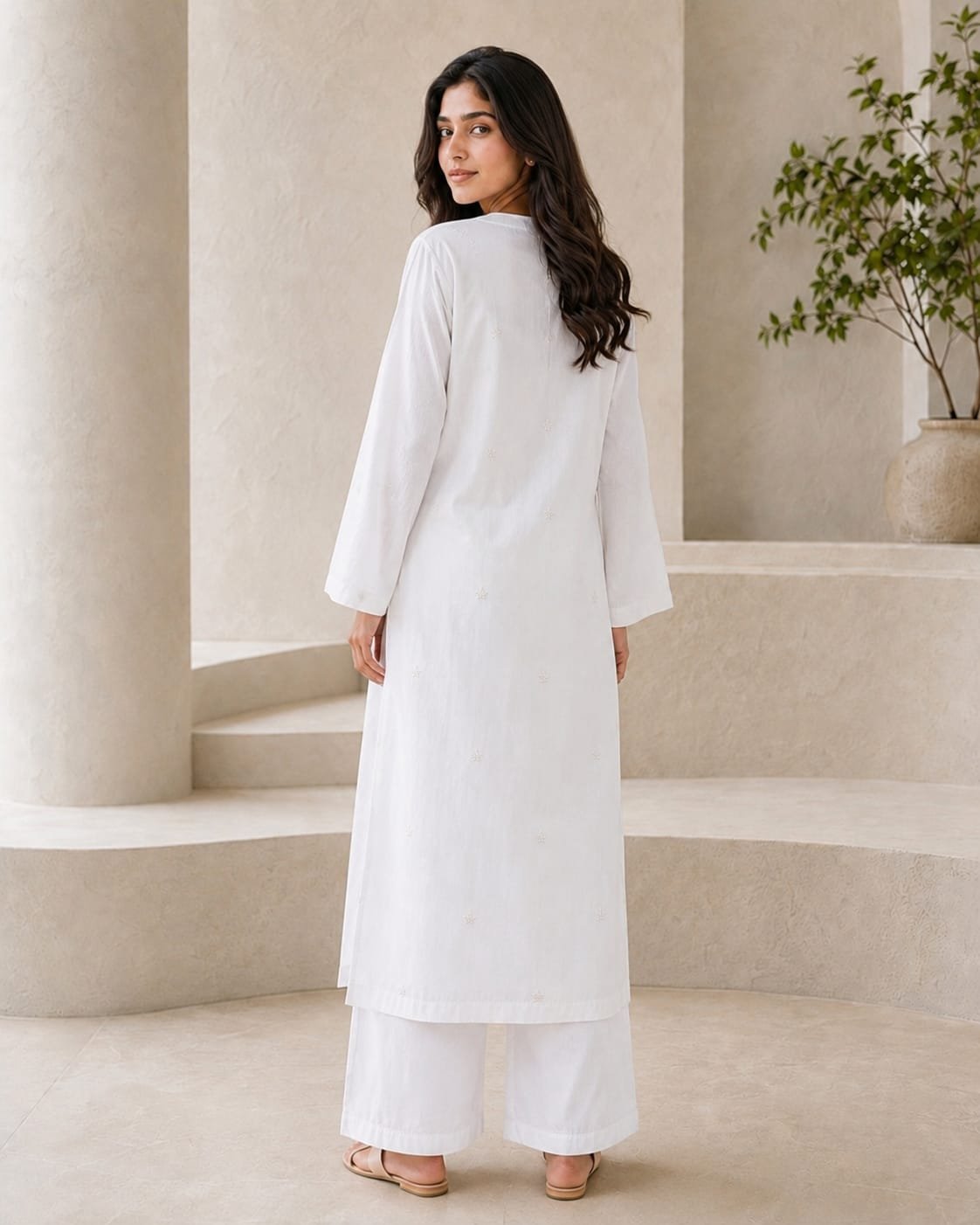 2PC Embroidered - 1707 - Image 6