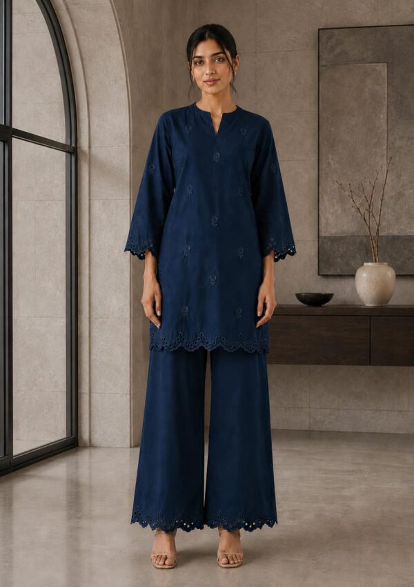 2pc Embroidered Co-Ord Set – 1723