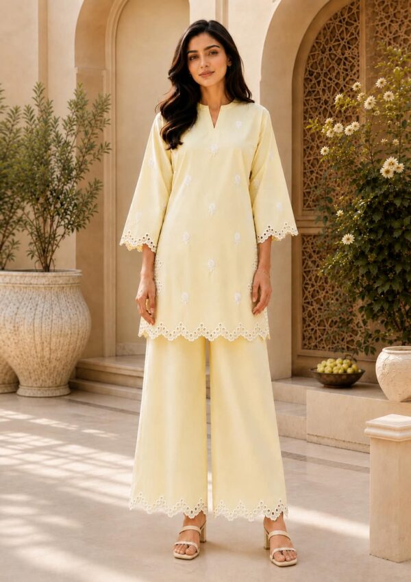2pc Embroidered Co-Ord Set – 1721