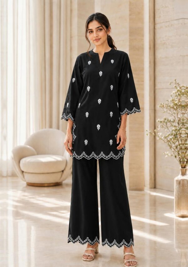 2pc Embroidered Co-Ord Set – 1729