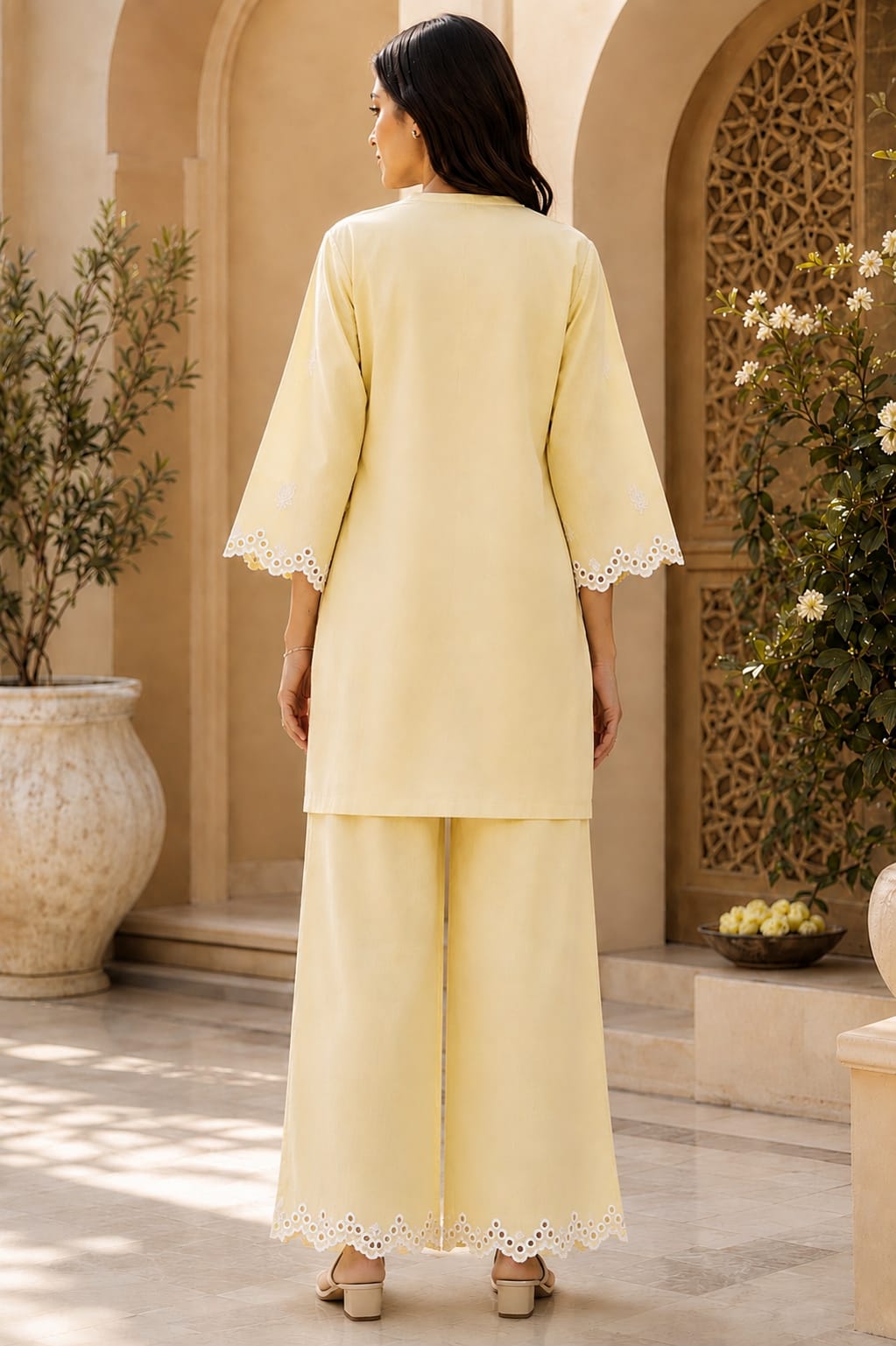 2pc Embroidered Co-Ord Set - 1721 - Image 5