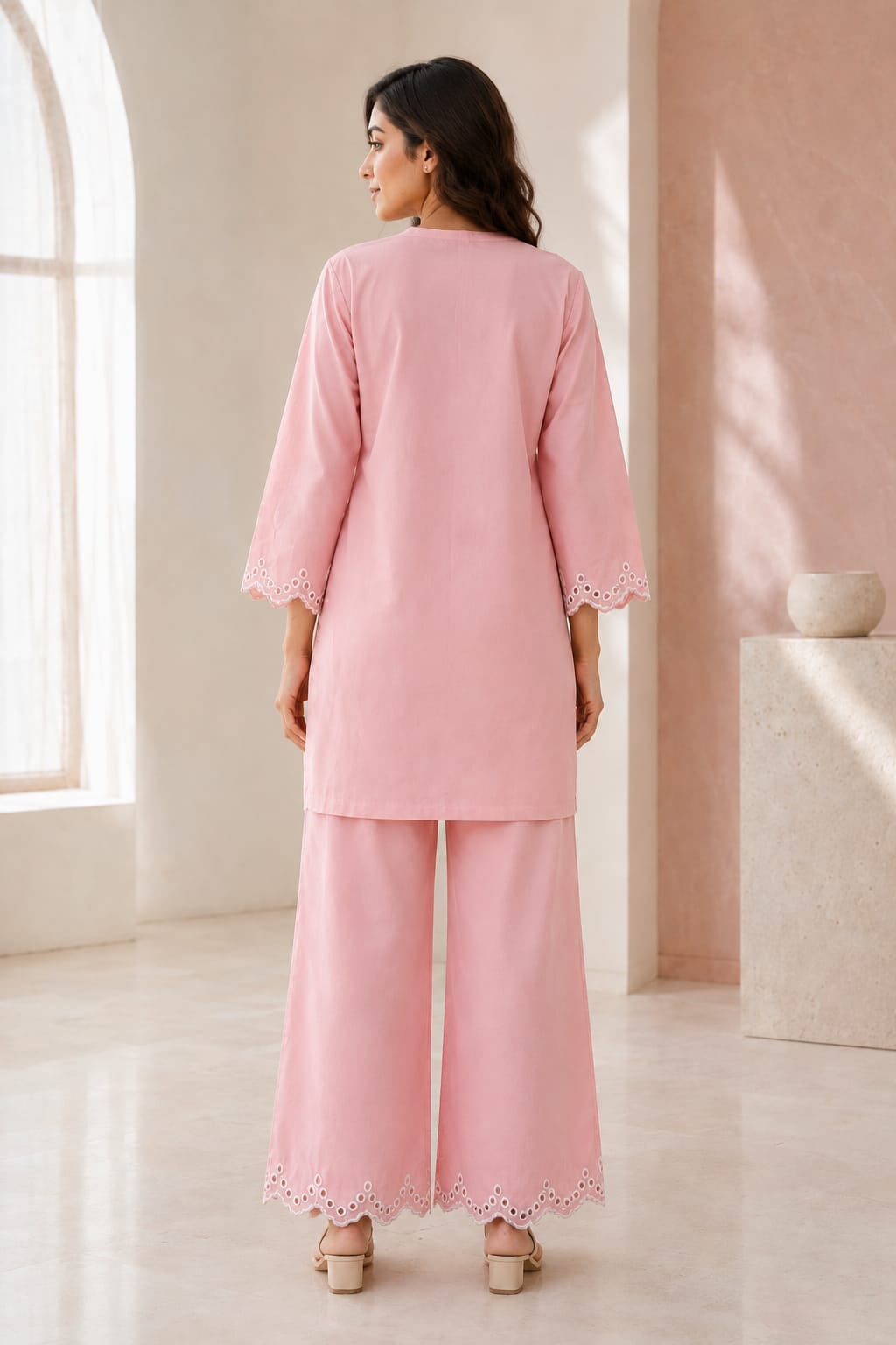 2pc Embroidered Co-Ord Set - 1725 - Image 6