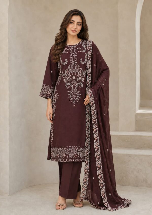 Luxury Pret 3pc dress – 1737