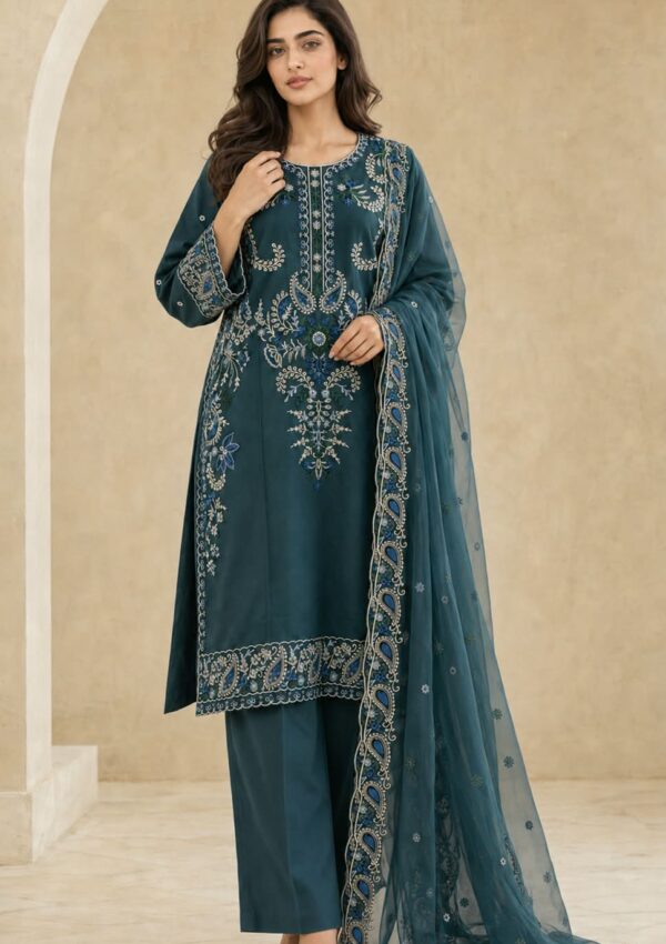Luxury Pret 3pc dress – 1739