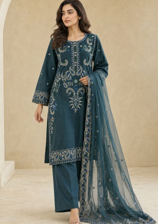 Luxury Pret 3pc dress – 1739