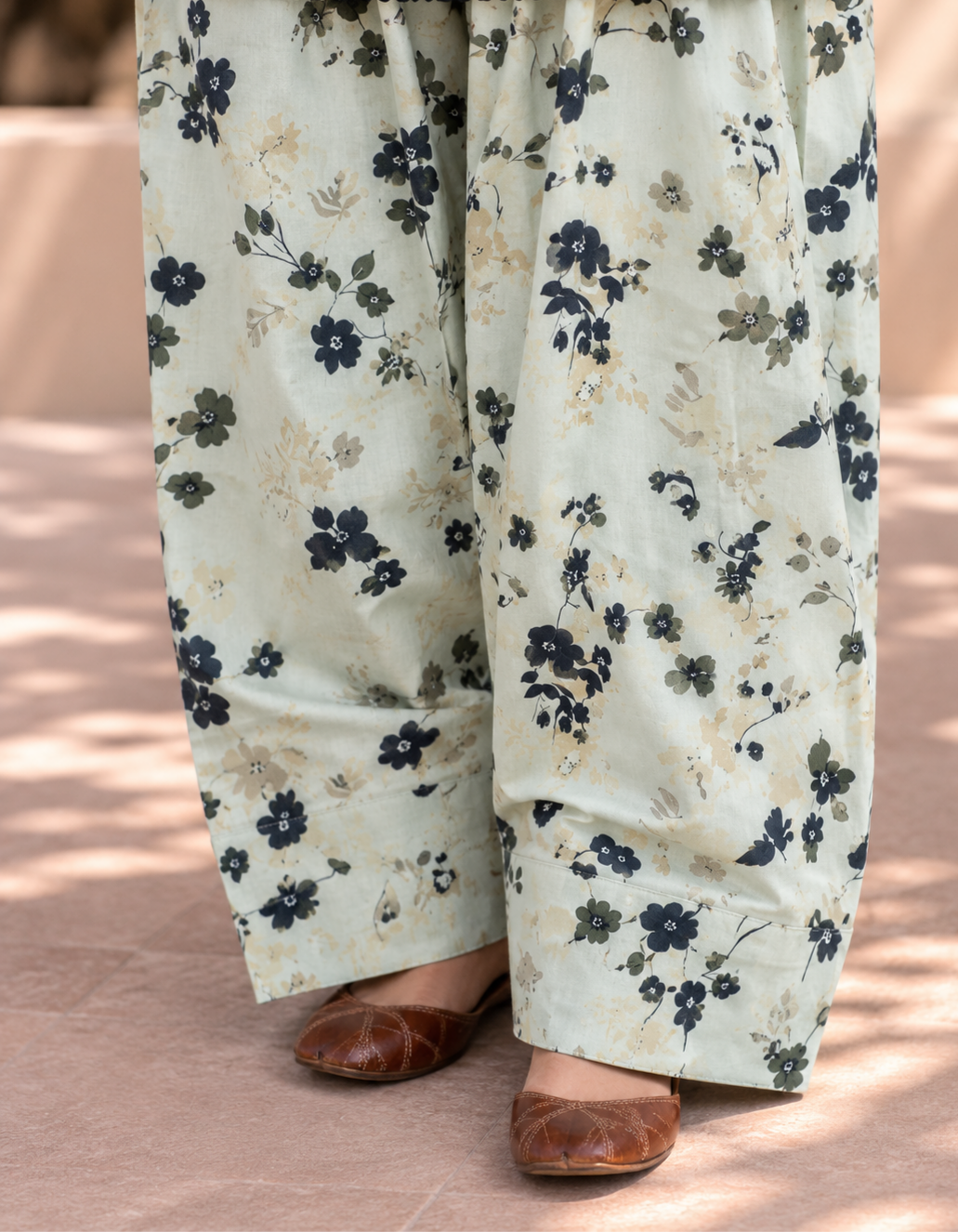 2pc Co-Ord Set With Farshi Shalwar- 1757 - Image 3