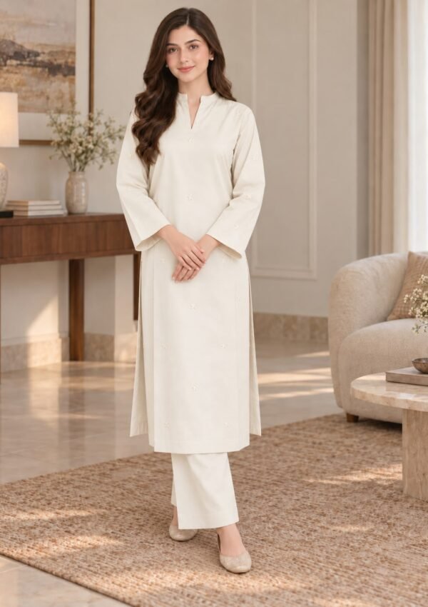 2PC Embroidered Kaftaan – 1769
