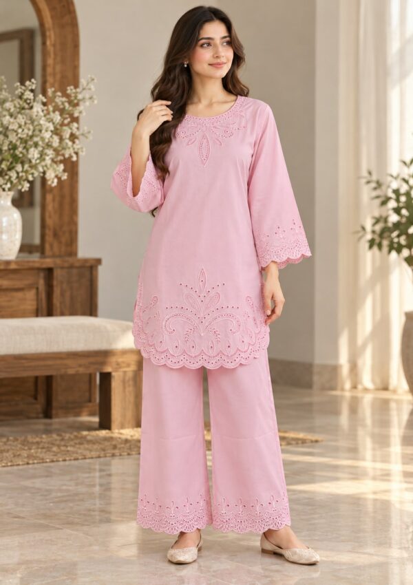 2PC Embroidered Co-Ord Set – 1787