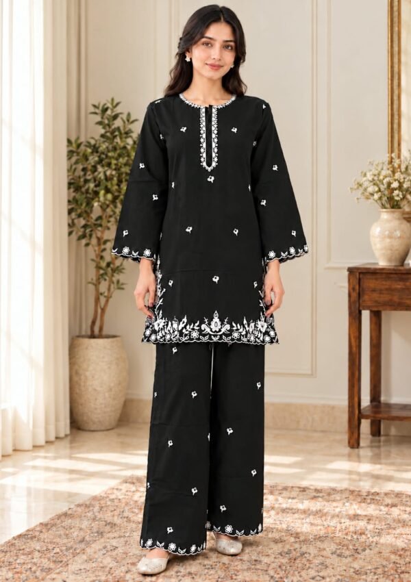 2PC Embroidered – 1795
